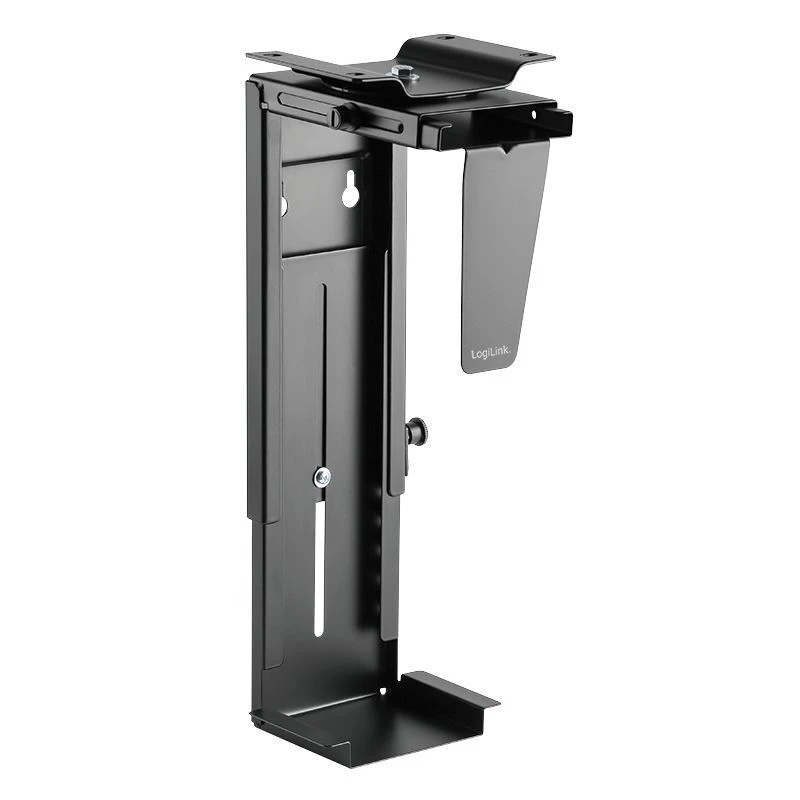 LogiLink PC-Halter, aus Metall, dreh- & ausziehbar, schwarz (EAN: 4052792048100)