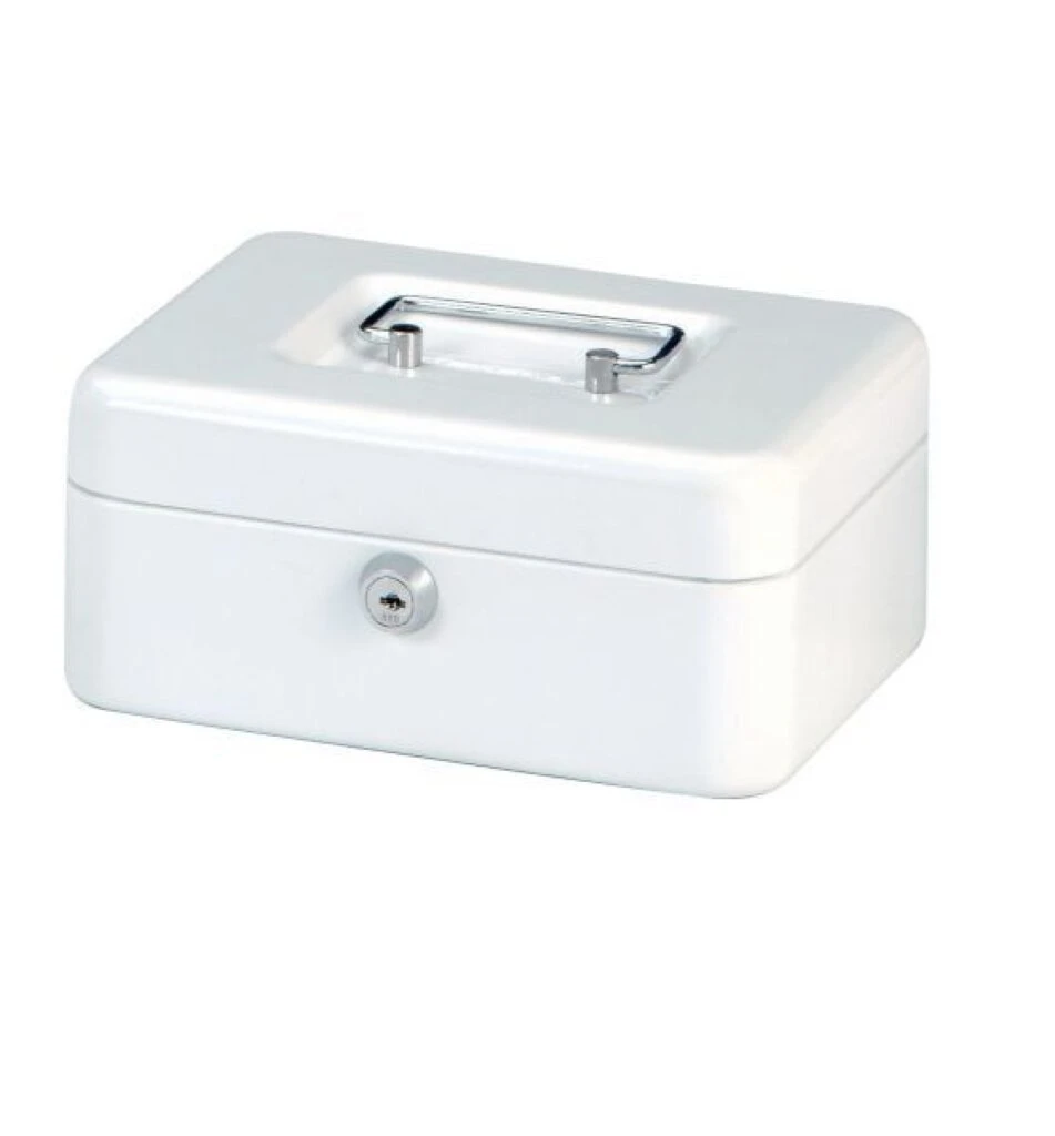MAUL Geldkassette, weiß, Maße: (B)200 x (T)170 x (H)90 mm (EAN: 4002390004824)
