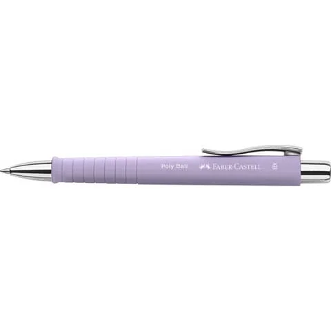 FABER-CASTELL Drukkugelschreiber POLY BALL XB, sweet lilac (EAN: 6933256654595)