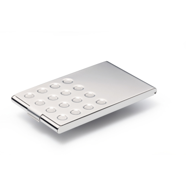 DURABLE Visitenkarten-Etui BUSINESS CARD BOX CHROME, silber (EAN: 4005546212739)