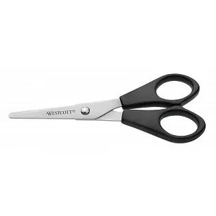 WESTCOTT Büroschere, Länge: 130 mm, schwarz, Rechtshänder (EAN: 4027521311503)