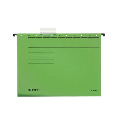 LEITZ ALPHA Hängemappe, A4, seitlich offen, grün (EAN: 4002432332090)