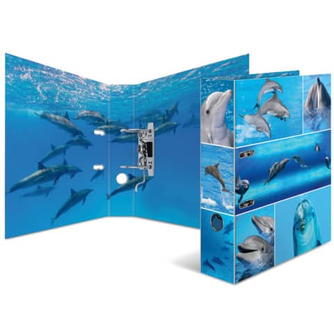 HERMA Motivordner "Animals", DIN A4, Delfine (EAN: 4008705071673)