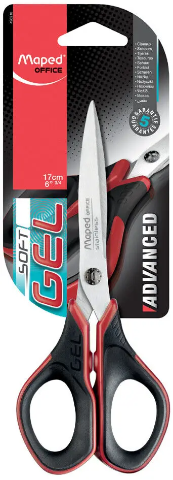 Maped Schere Advanced Gel, Länge: 170 mm, symmetrisch (EAN: 3154144962100)