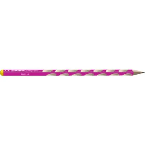 STABILO Bleistift EASYgraph S - L, Härtegrad: HB, pink (EAN: 4006381530576)