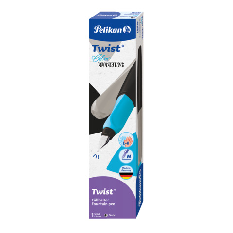 Pelikan Twist Füllhalter Color Blocking, dark (EAN: 4012700826237)