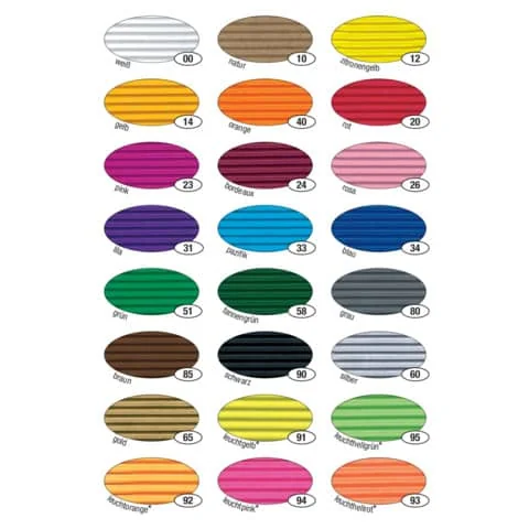 folia Bastelwellkarton, (B)500 x (H)700 mm, weiß (EAN: 4001868741001)