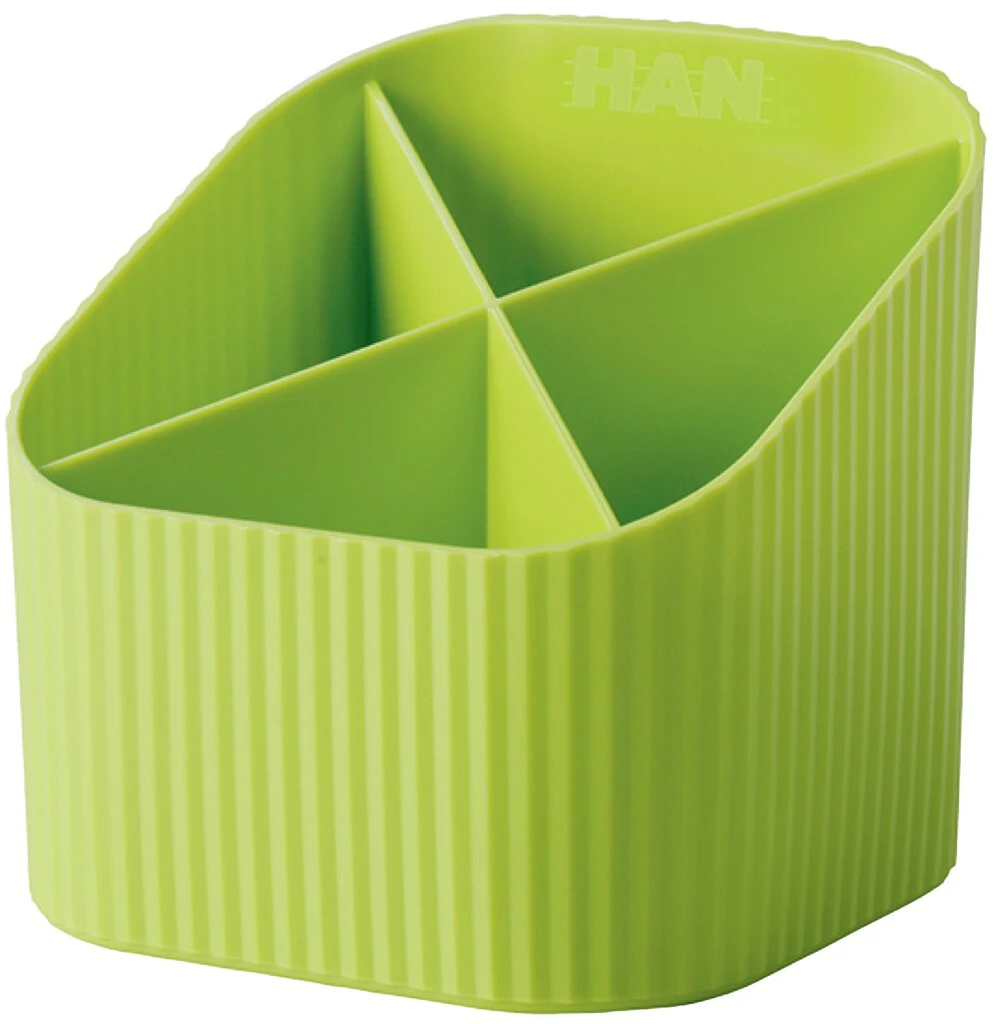 HAN Multiköcher Re-X-LOOP, Öko-Kunststoff, 4 Fächer, lemon (EAN: 4012473172869)