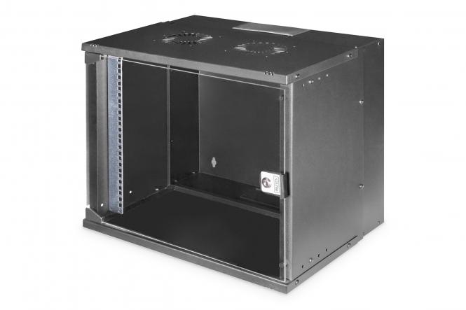 DIGITUS 19" Wandgehäuse SOHO PRO, (B)540 x (T)400 mm, 9HE (EAN: 4016032493747)