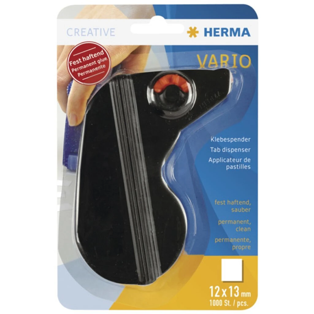 HERMA Vario Kleberoller, schwarz, fest haftend (EAN: 4008705010306)