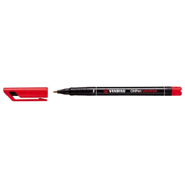 STABILO Permanent-Marker OHPen universal, permanent, schwarz (EAN: 4006381115575)