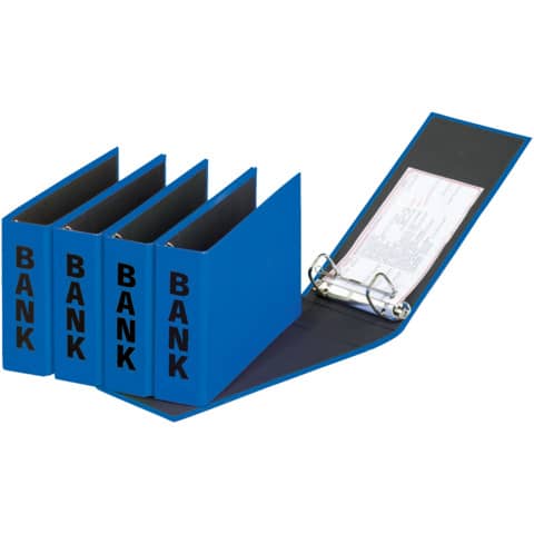 PAGNA Bankordner "Basic Colours", für Kontoauszüge, blau (EAN: 4009212015648)