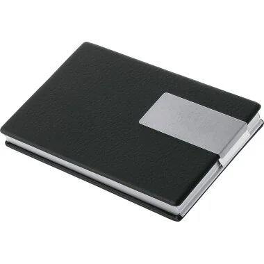 WEDO Visitenkartenbox Good Deal, Aluminium/PVC (schwarz) (EAN: 4003801804576)