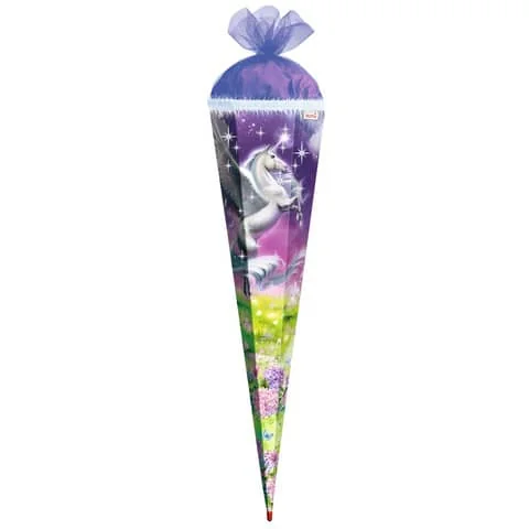 ROTH Schultüte "Magic Pegasus", eckig, 850 mm, mit Effekt (EAN: 4028279853949)
