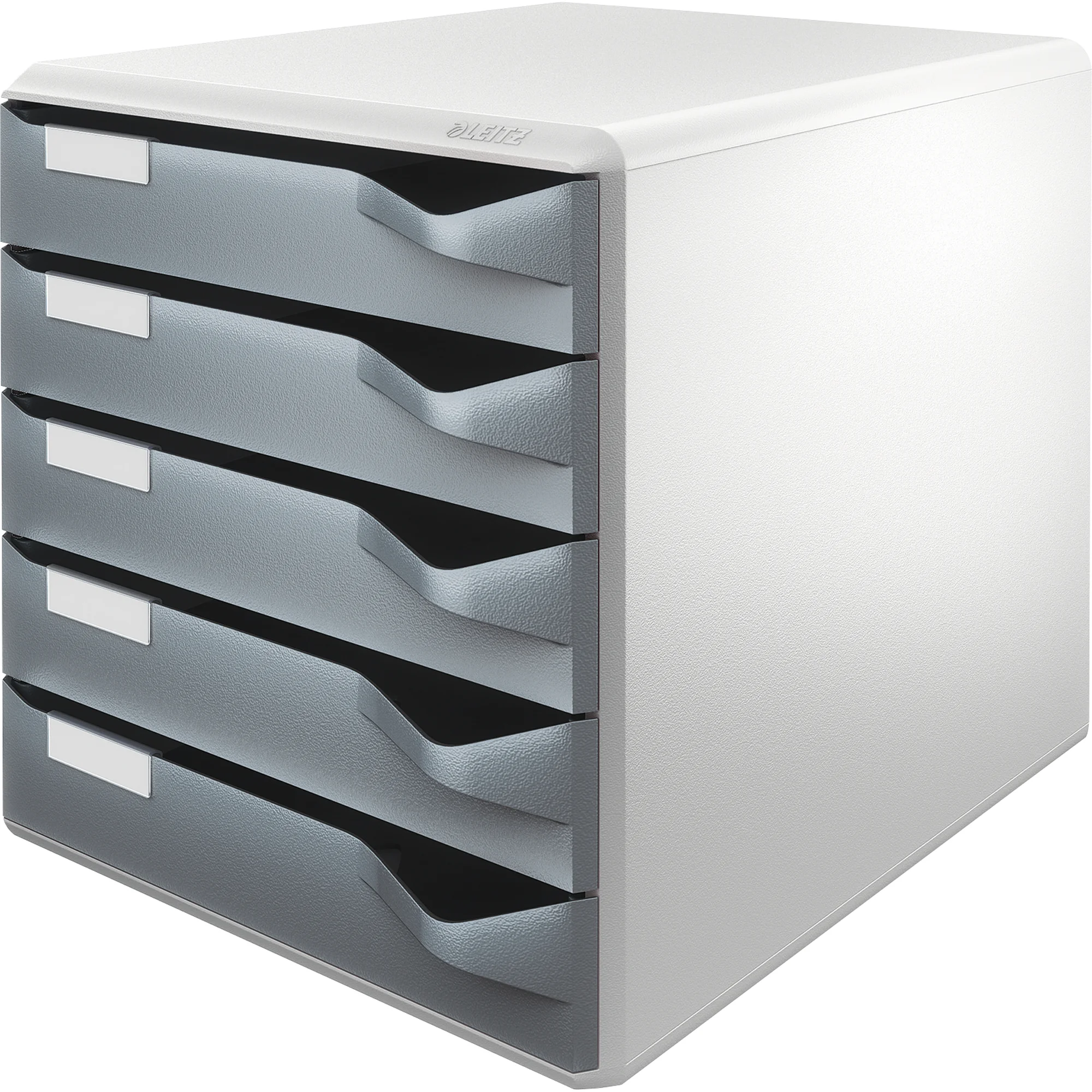 LEITZ Schubladenbox Post-Set, 5 Schübe, lichtgrau/dunkelgrau (EAN: 4002432311255)