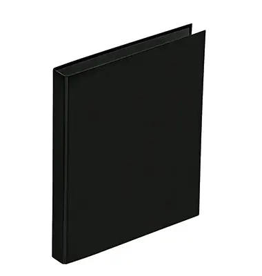 PAGNA Ringbuch "Basic Colours", 2 Ring-Mechanik, schwarz (EAN: 4009212324061)