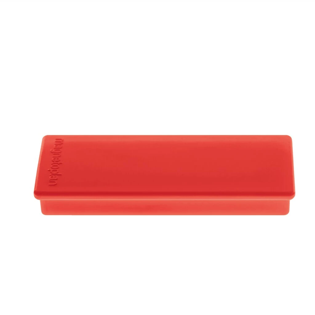 magnetoplan Rechteckmagnet, rot (EAN: 4013695011172)