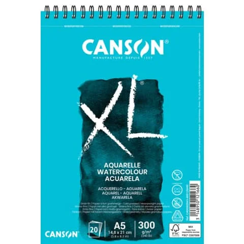 CANSON Skizzen- und Studienblock XL Aquarelle, DIN A5 (EAN: 3148950121660)