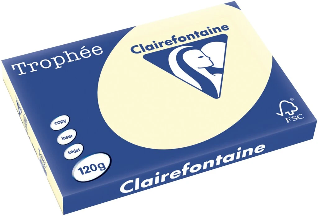 Clairefontaine Multifunktionspapier Trophée, A3, sand (EAN: 3329680130201)