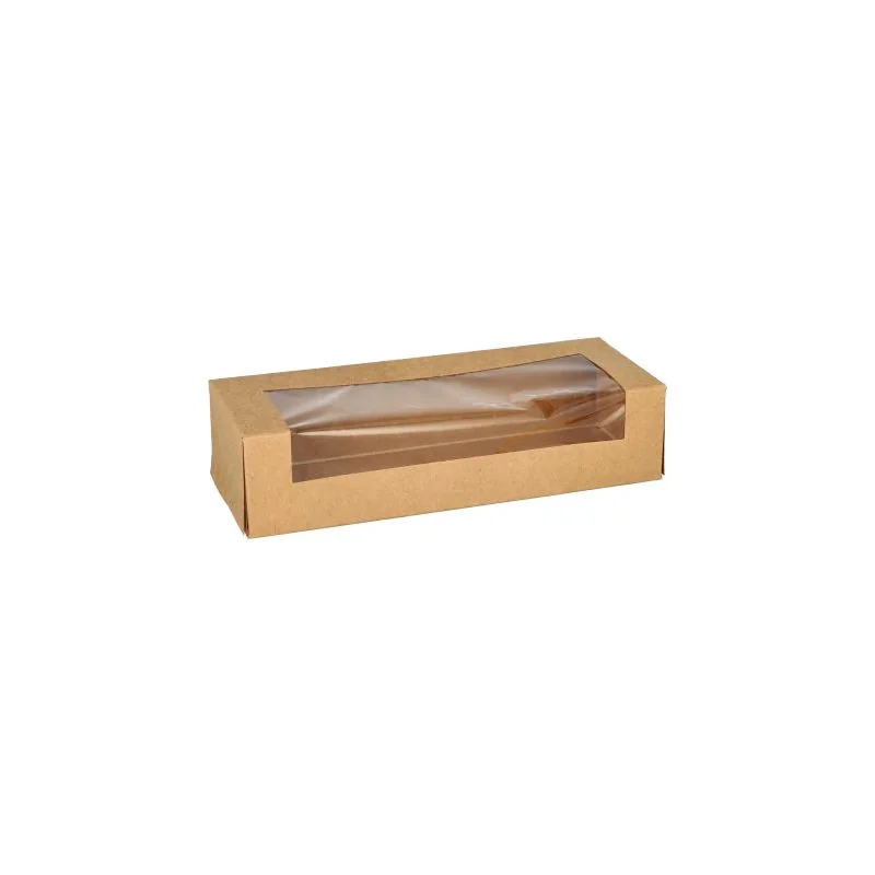 PAPSTAR Sushibox "pure", Maße: 195 x 70 x 45 mm, braun (EAN: 4002911514672)