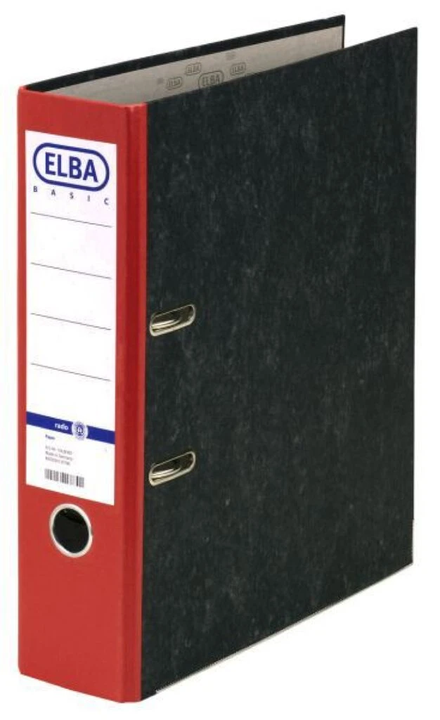 ELBA Ordner smart Original, Rückenbreite: 80 mm, rot (EAN: 4002030137790)