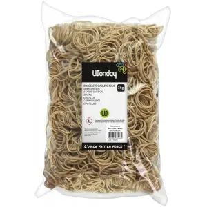 Wonday Gummiringe im Beutel, natur, 63,5 mm, Großpackung (EAN: 3701254705020)