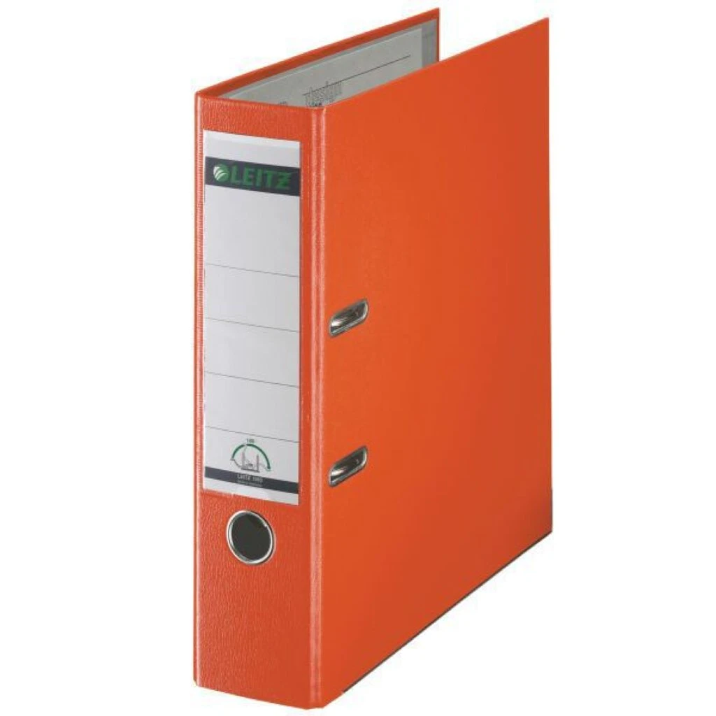 LEITZ 180 Grad Ordner, DIN A4, 80 mm, orange (EAN: 4002432359516)