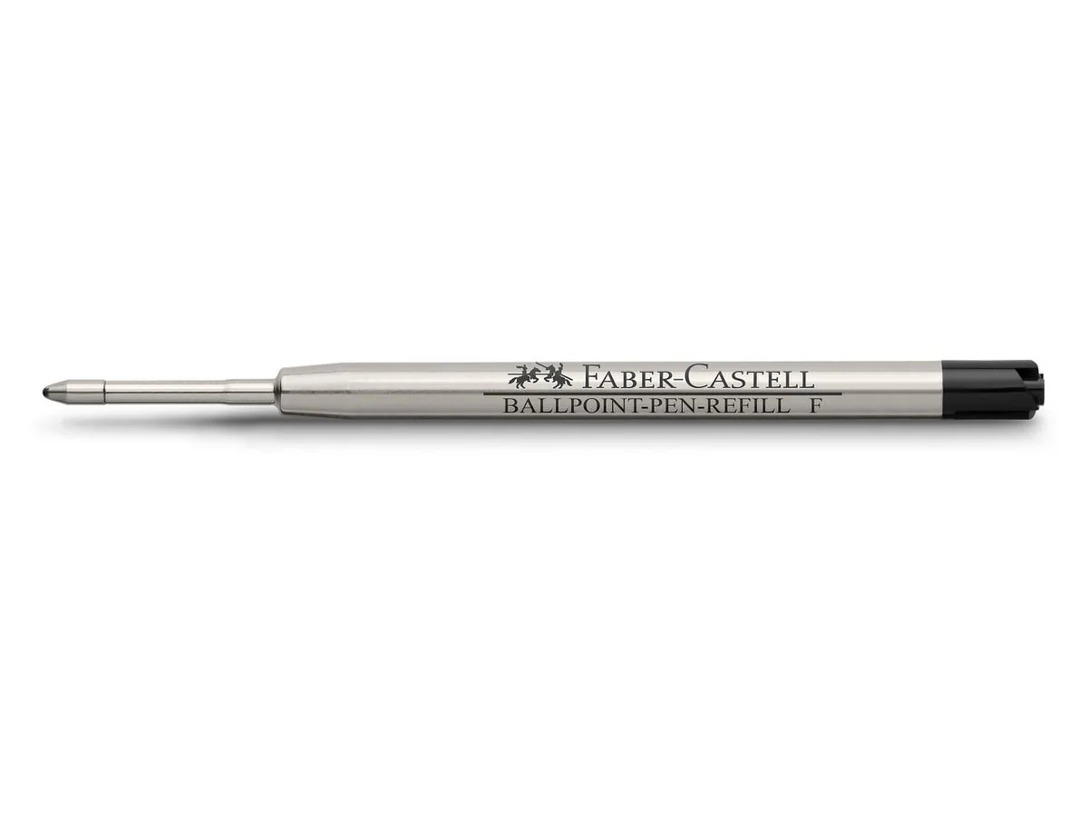 FABER-CASTELL Kugelschreiber-Großraummine F, schwarz (EAN: 4005401487449)