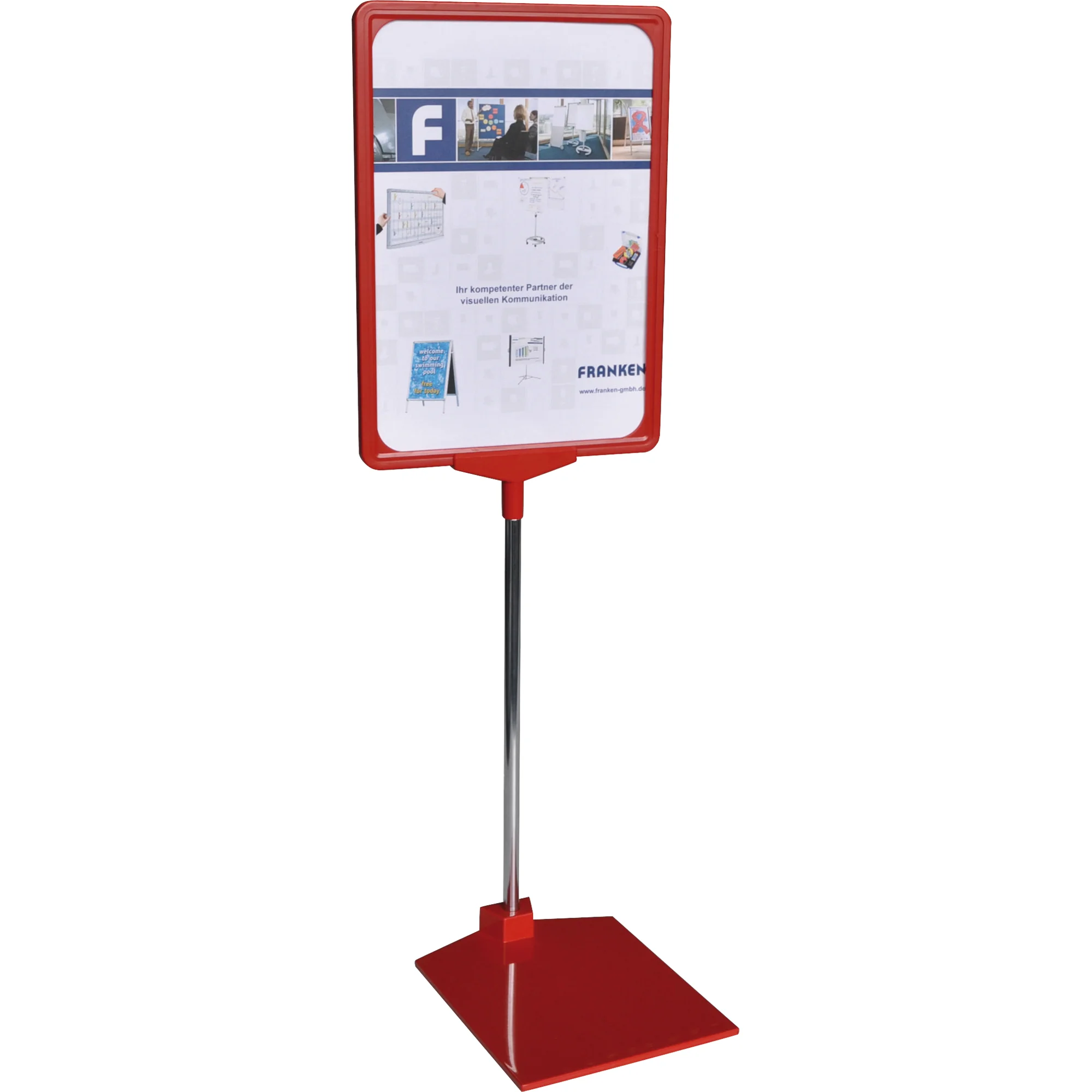 FRANKEN Infoständer / Preisständer, DIN A3, rot (EAN: 4016946195560)