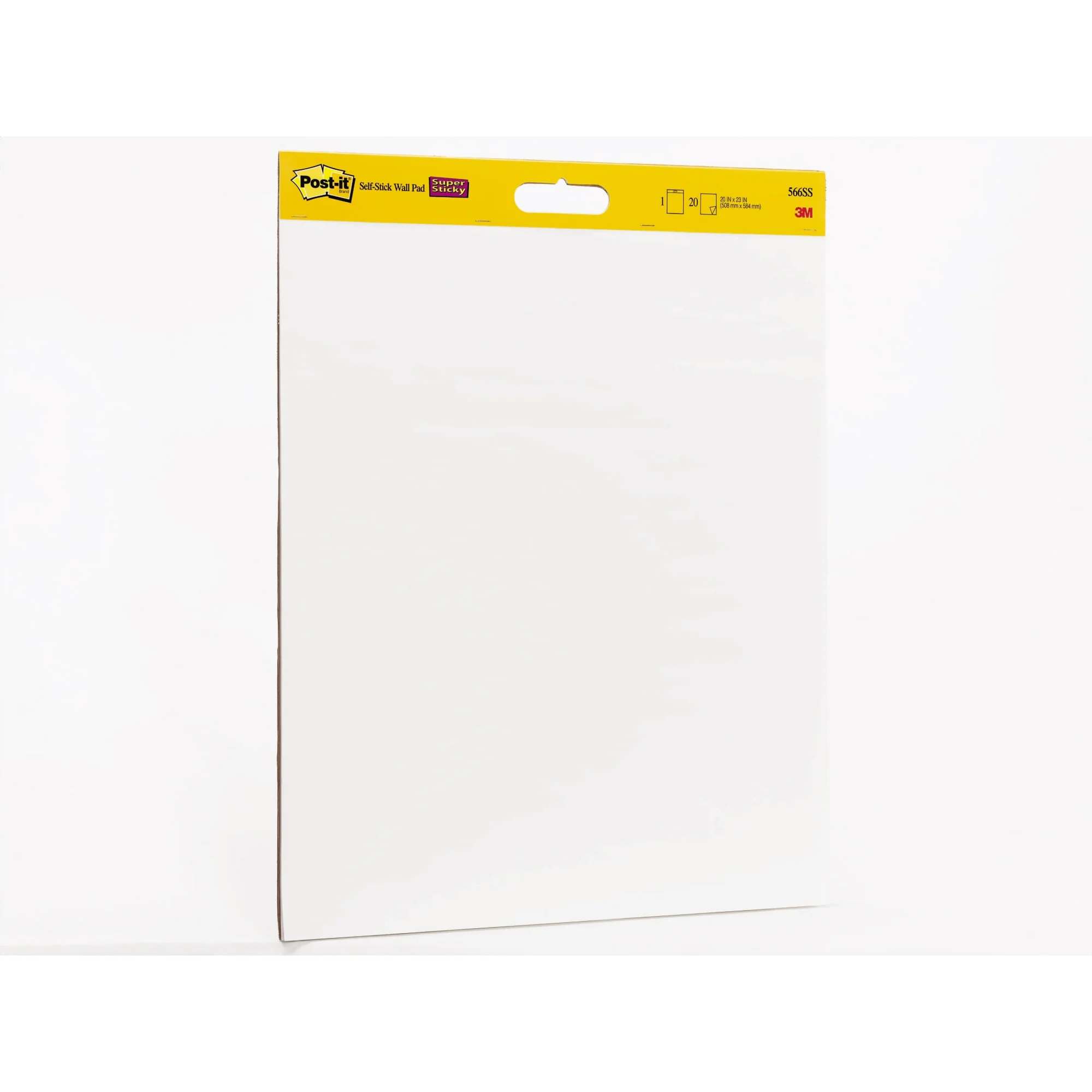 Post-it Meeting Chart Block "Wall Pad", 508 x 584 mm, weiß (EAN: 0021200527944)