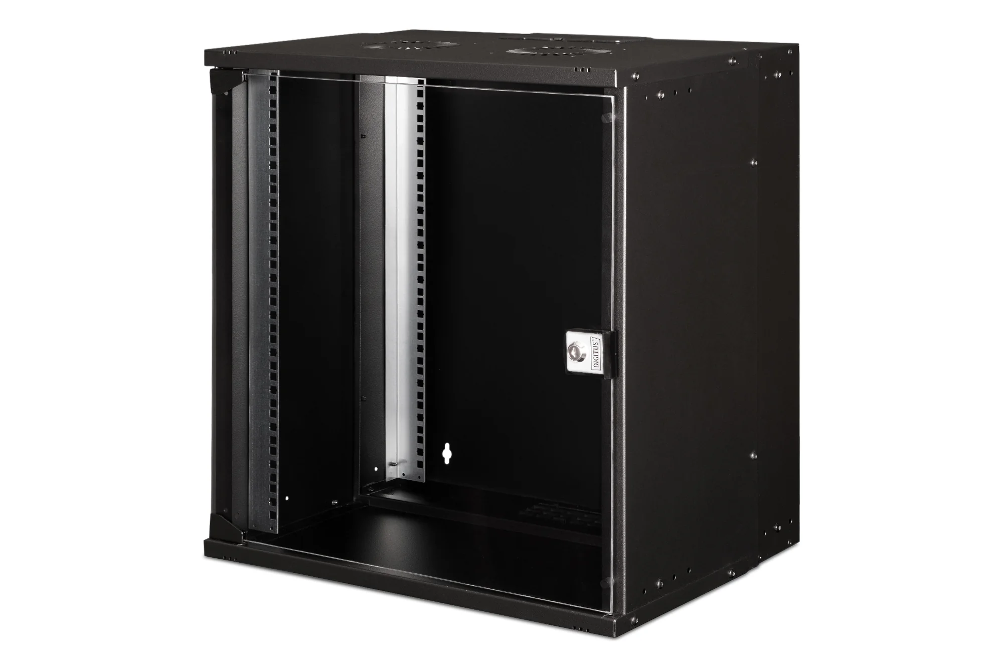 DIGITUS 19" Wandgehäuse SOHO PRO, (B)540 x (T)400 mm, 12HE, schwarz (EAN: 4016032493761)
