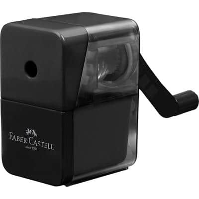 FABER-CASTELL Spitzmaschine, manuell, 1 Loch, schwarz (EAN: 4005401809845)