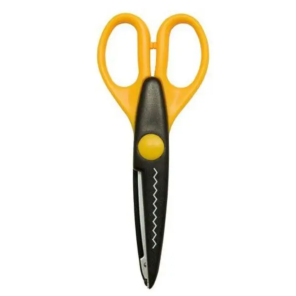 WEDO Konturenschere, Zackenschnitt, Länge: 160 mm, orange (EAN: 4003801030647)