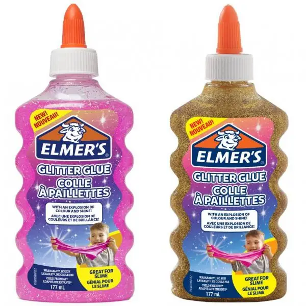 ELMER'S Glitzerkleber "Glitter Glue" pink, 177 ml (EAN: 3026980772499)
