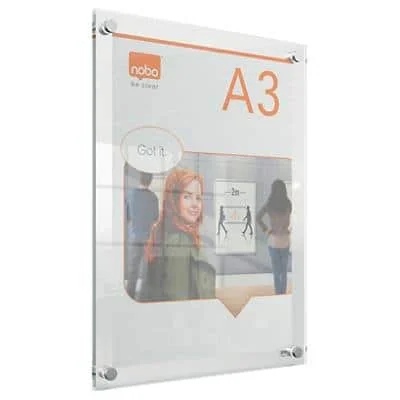 nobo Acryl-Plakatrahmen Premium Plus, DIN A3, glasklar (EAN: 5028252620802)