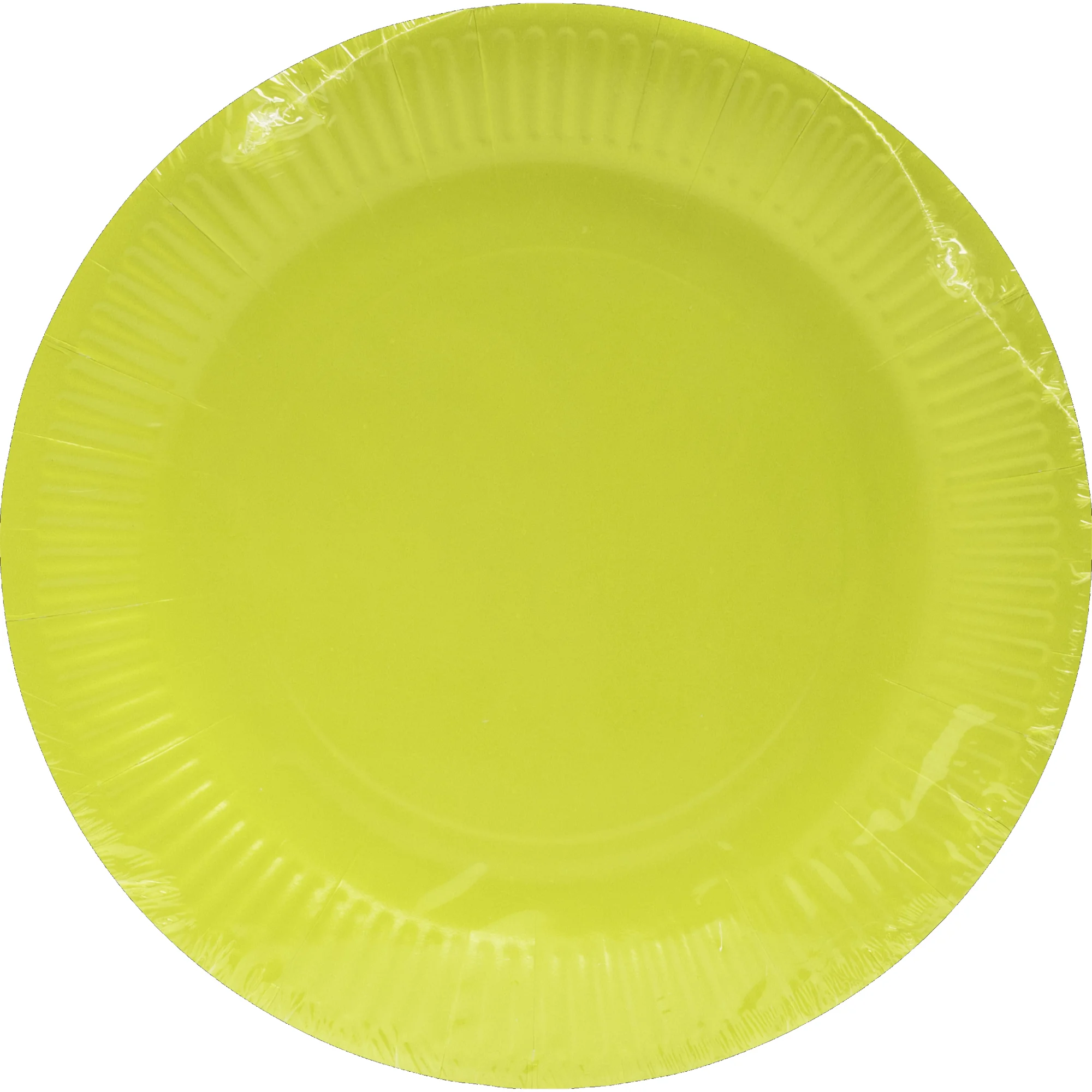 PROnappe Papp-Teller, rund, 230 mm, kiwigrün (EAN: 3281510792136)