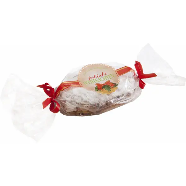 folia Stollenschläuche mit Weihnachtsdruck, transparent (EAN: 4001868002959)