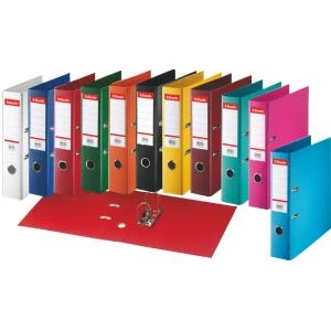 Esselte Plastik-Ordner Standard, DIN A4, 75 mm, sortiert (EAN: 4049793033754)
