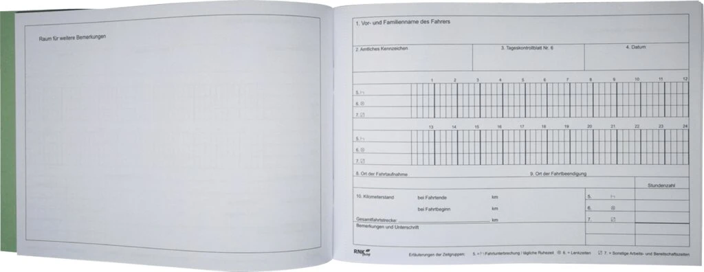 RNK Verlag Kontrollbuch, DIN A5 quer, 32 Blatt (EAN: 4002871309509)