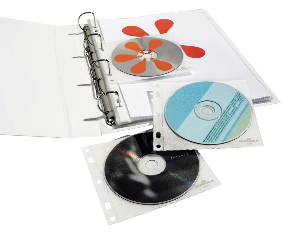 DURABLE CD-/DVD-Hülle COVER FILE, PP, transparent (EAN: 4005546504339)