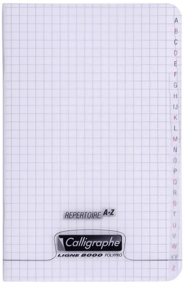 Calligraphe Répertoire 8000 POLYPRO, 110 x 170 mm, incolore (EAN: 3210330188508)