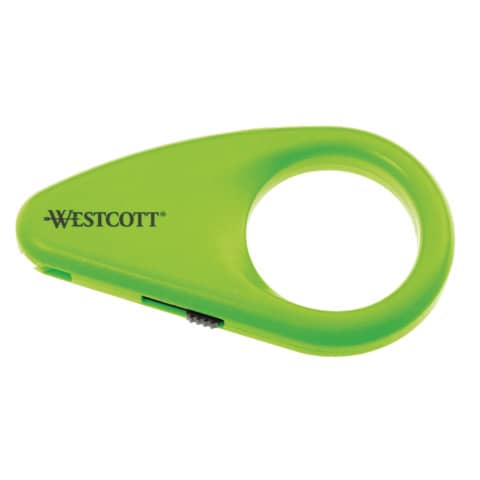 WESTCOTT Mini-Cutter, Kartonöffner, mit Keramikklinge, grün (EAN: 4027521513716)