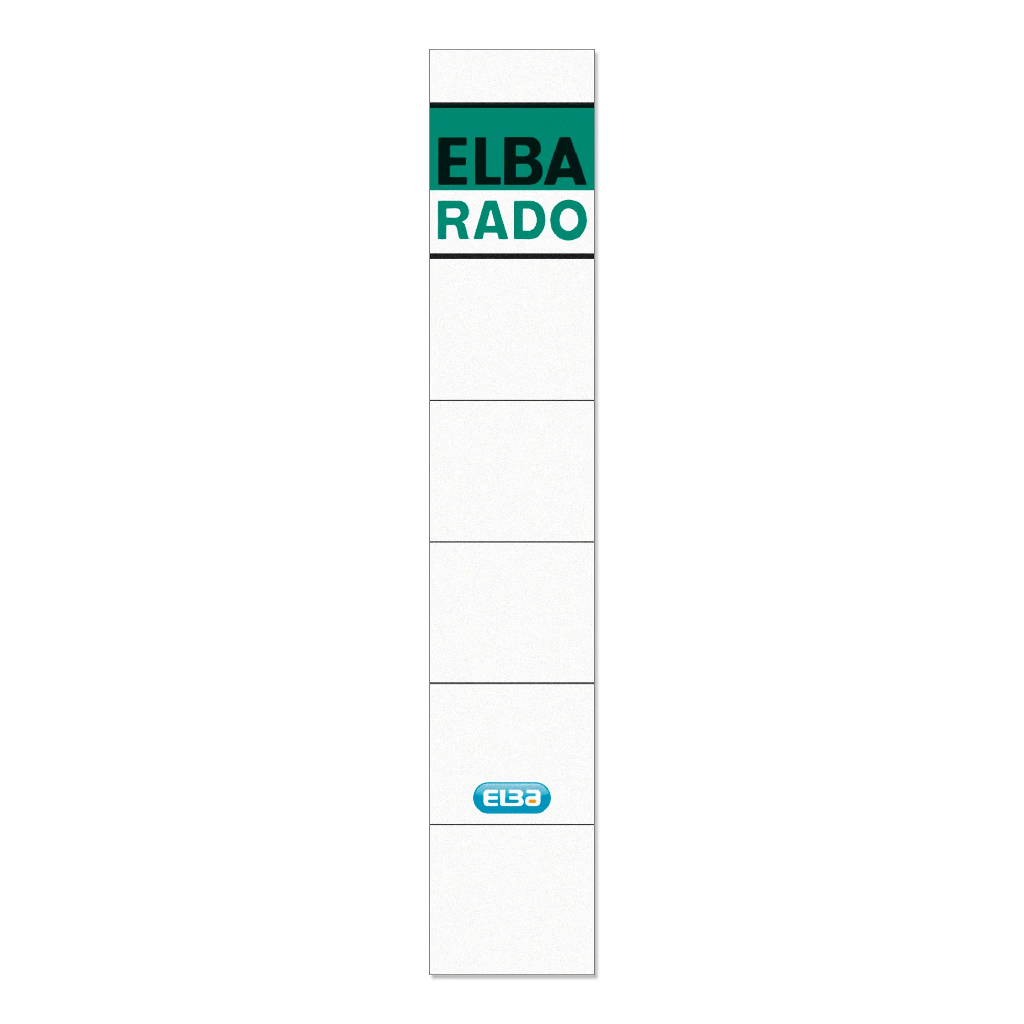 ELBA Ordnerrücken-Etiketten "ELBA RADO" - kurz/schmal, weiß (EAN: 4002030025745)