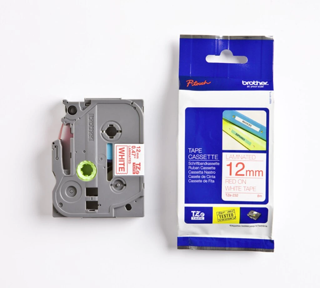 brother TZe-Tape TZe-232 Schriftbandkassette,Bandbreite:12mm (EAN: 4977766685245)