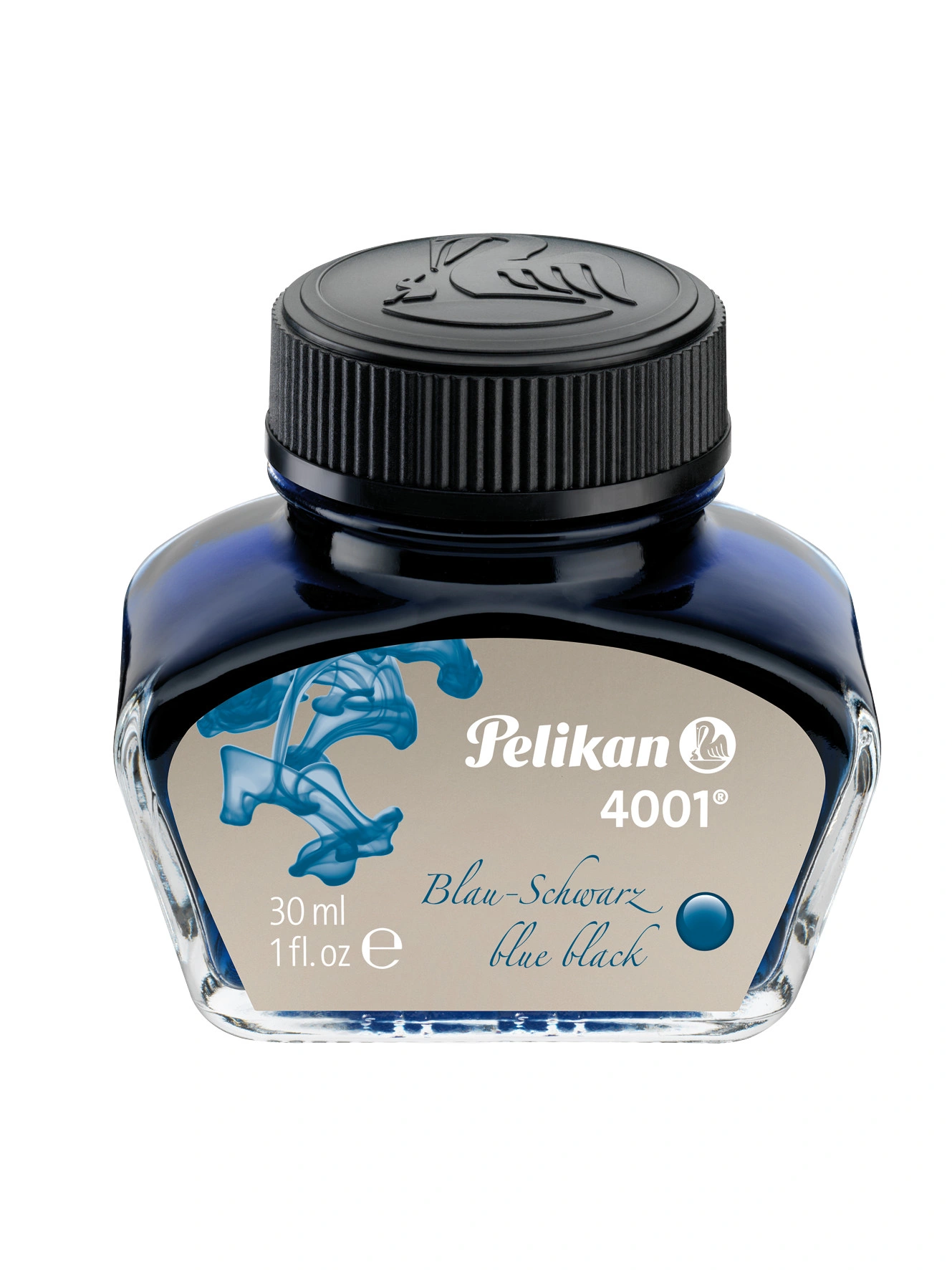Pelikan Tinte 4001 im Glas, blau-schwarz, Inhalt: 30 ml (EAN: 4012700301024)