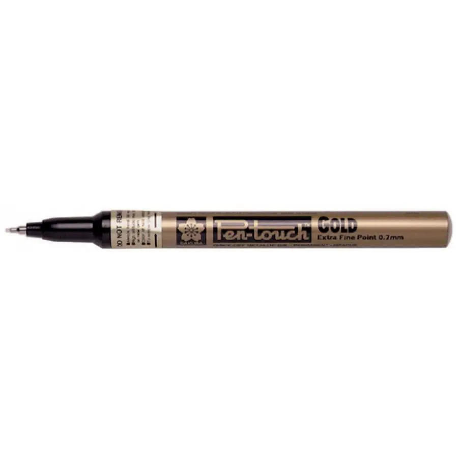 SAKURA Permanent-Marker Pen-Touch Extra Fein, gold (EAN: 0084511362772)