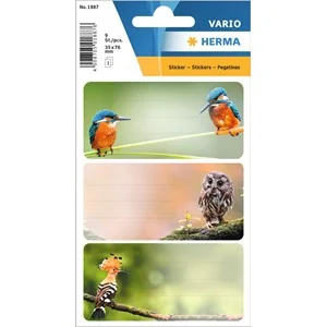 HERMA Buchetiketten VARIO "Heimatvögel" (EAN: 4008705018876)