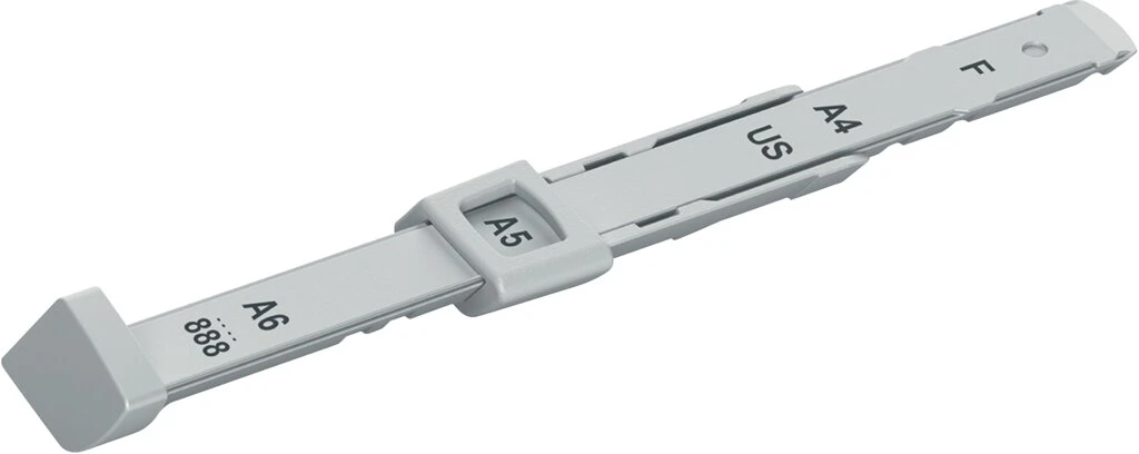 LEITZ Anschlagschiene Nexxt für Locher Nexxt, hellgrau (EAN: 4002432393138)