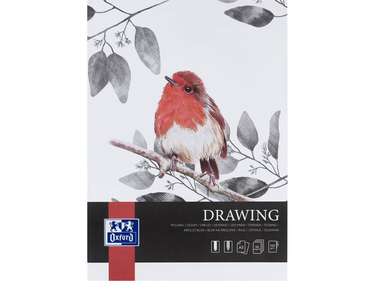 Oxford Art Zeichenblock "Drawing", DIN A3, 160 g/qm (EAN: 5904017077749)