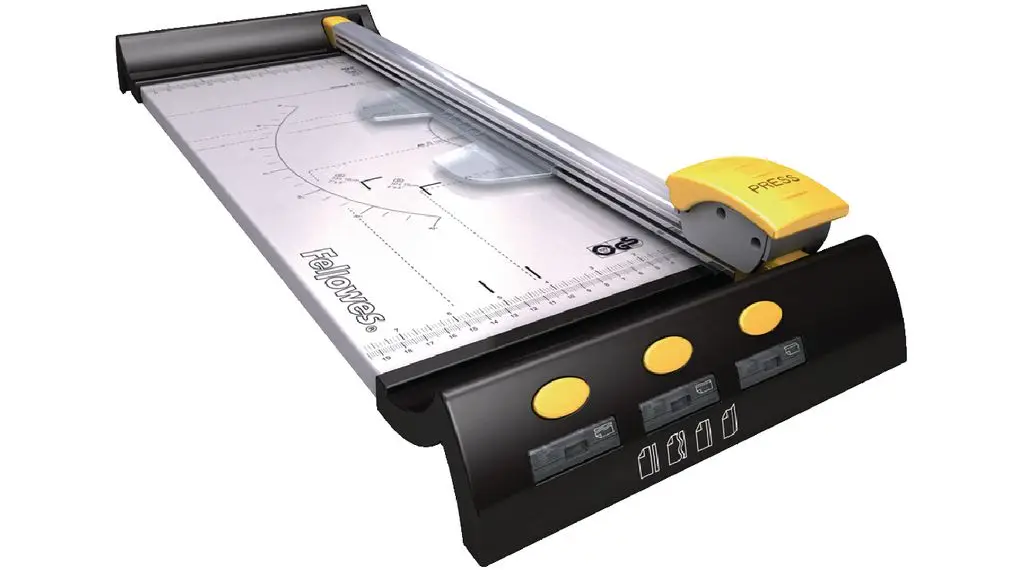 Fellowes Rollen-Schneidemaschine Neutron Plus, DIN A4 (EAN: 0043859550425)